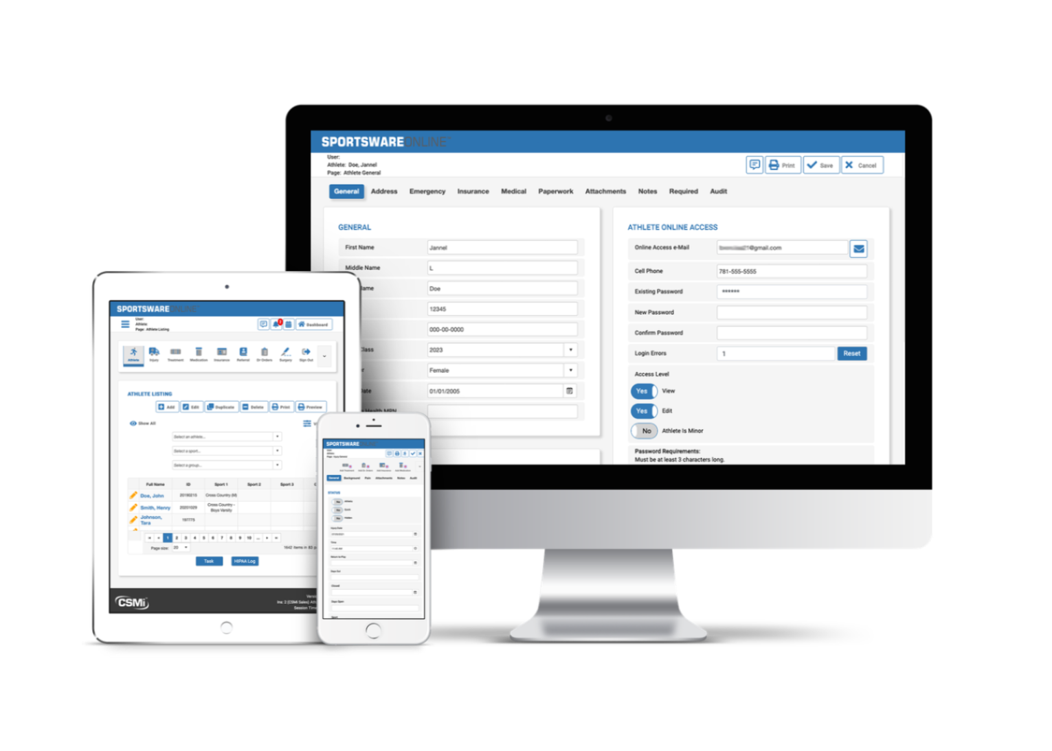 sportswareonline responsive hero image