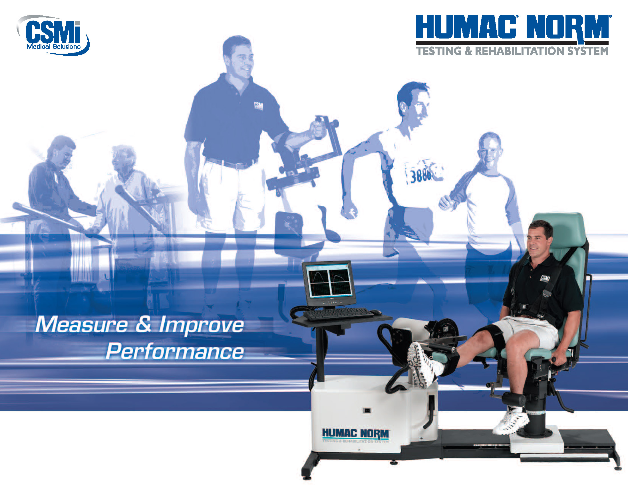 athlete performing isokinetic exercise on machine
