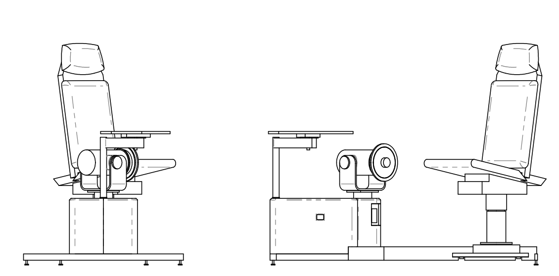 athlete performing isokinetic exercise on machine
